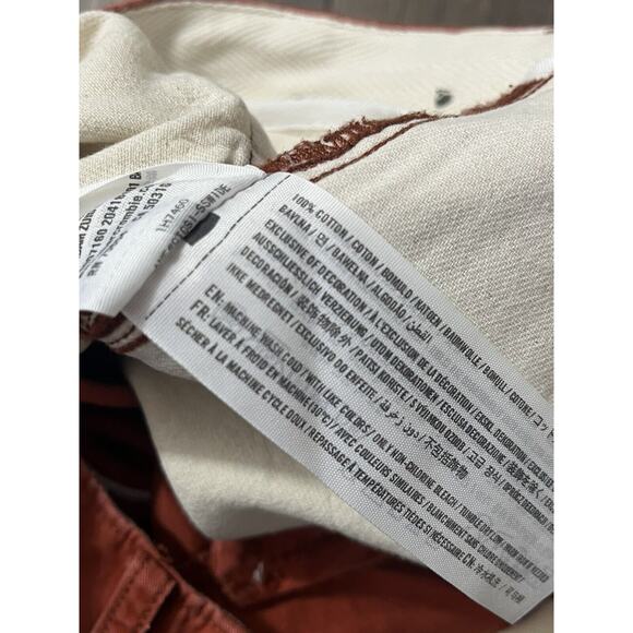Abercrombie & Fitch Shorts Men’s Size 28  Orange / Red Chino Shorts - Picture 8 of 8